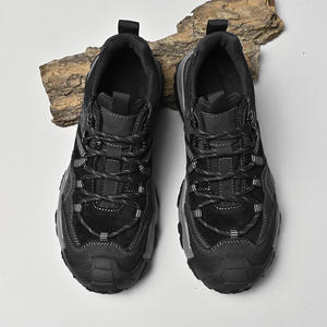 Nouvelles bottes de randonnée en cuir à embout d'acier pour hommes, confortables, respirantes, décontractées, pour le sport, les voyages, l'extérieur et l'usine - Product Image 3