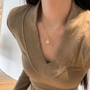 Collar con Colgante de Jade Sintético de Zirconia 5A, Chapado en Oro de 22K sobre Plata de Ley, Joyería Fina para Mujer, Dylam Elegance - Product Image 2