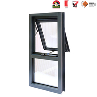 Ventanas y Puertas Modernas de Aluminio As2047 Australia, Ventanas Corredizas Abatibles con Doble Acristalamiento, Ventanas Residenciales con Mosquitera