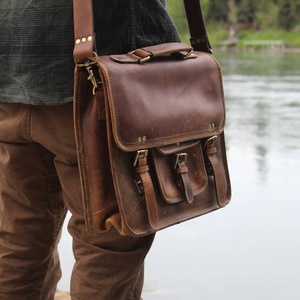 Sac en cuir de buffle pour femme, sac à bandoulière, sac de shopping KLC-0005 - Product Image 6