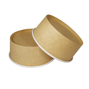 De alta calidad de <span class=keywords><strong>papas</strong></span> fritas tazón de papel marrón Kraft tazón de papel con tapa - Product Image 3