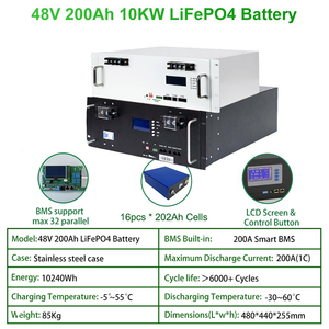 Haute tension 20kwh 30kwh 40kwh 45kwh 50kwh 60 kwh 30kw 15kw 50kw 60 kw 60 kwh batterie solaire haute tension en rack au lithium Lifipo4 - Product Image 3