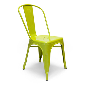 <strong>Haosi</strong> Dining Room Furniture Sedie Cucina Bistro Luxury Retro Stackable Restaurant Chairs Metal Dining Chairs for Wedding Events - Product Image 4