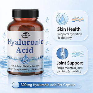 Cápsulas de Ácido Hialurónico de Marca Privada OEM ODM, Cápsulas de HA de 300 mg, Hidratación de la Piel y Soporte para las Articulaciones, Suplemento Dietético - Product Image 3