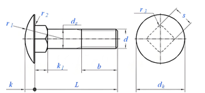 <span class=keywords><strong>Din603</strong></span> Vận Chuyển Vít M4-M20 Mạ Kẽm Hoặc Kết Thúc Sáng 304/316 Thép Không Gỉ Lớn Đầu Vuông Cổ Bu Lông Cho Kệ - Product Image 2