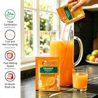 Poudre pour Boisson Instantanée 10g Saveurs Fruits Orange Ananas Banane Raisin Fraise, en Boîtes, Sachets ou Vrac