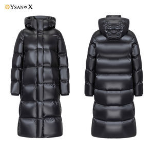 Parkas LOVEXUAN pour Femme par des Fabricants Entièrement Certifiés, Doudoune Longue et Brillante de Luxe pour Femme, Manteau Matelassé en Duvet d'<span class=keywords><strong>Eider</strong></span> - Product Image 2