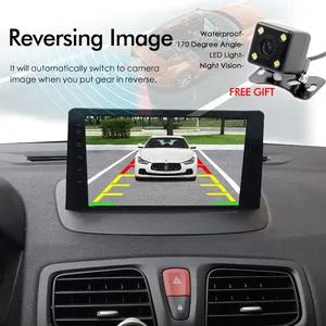 Kablosuz CarPlay Android 13 AI ses araba radyo 8GB + 128GB Renault Megane 3 Fluence 2008-2014 için GPS navigasyon multimedya Video