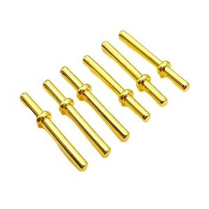 Factory Custom Brass Alloy <strong>Precision</strong> <strong>Turning</strong> Parts Electric Contact <strong>Pin</strong> for Connector - Product Image 6