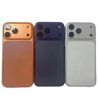Coque Arrière de Remplacement Bricolage et Châssis Intermédiaire pour iPhone 11 Convertir en 17 Pro et Xr Convertir en Coque Arrière 17 Pro