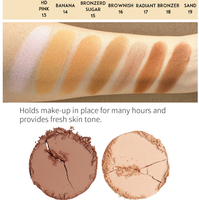 Poudre Minérale Compacte Professionnelle Contrôle Sébum Marque Blanche 10 Couleurs Teint Foncé Maquillage Base Visage Cosmétiques