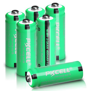 PKCELL 충전식 배터리 2/3AA 크기 1.2V <span class=keywords><strong>650mAh</strong></span> 태양광 배터리 - Product Image 1