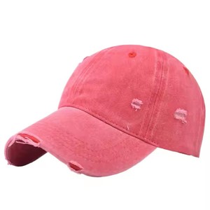 Consegna rapida all'ingrosso nuovi cappelli da sole in cotone lavato quattro stagioni cappelli sportivi <span class=keywords><strong>12</strong></span> colori 6 pannelli cappelli da Baseball - Product Image 5
