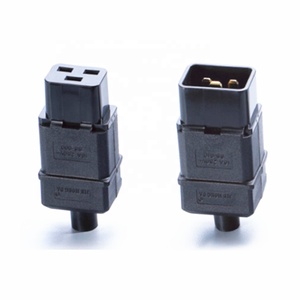 Pdu/UPS ổ cắm tiêu chuẩn IEC320 C19 C20 16A 250V AC điện Dây cáp điện kết nối có thể tháo rời cắm nữ nam cắm - Product Image 1