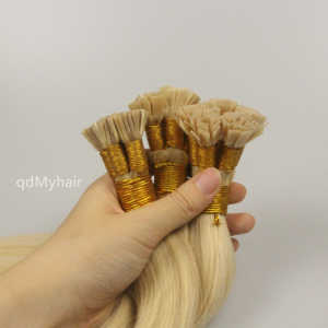 Calidad de Salón Europeo doble dibujado cabello virgen queratina punta plana extensión de cabello al por mayor directo de fábrica cabello humano Real - Product Image 6