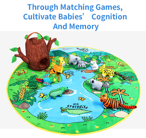 JOLLYBABY <span class=keywords><strong>Tapis</strong></span> ronds <span class=keywords><strong>d</strong></span>'activité pliants portables de 2cm <span class=keywords><strong>d</strong></span>'épaisseur, jouets de dessin animé lavables <span class=keywords><strong>pour</strong></span> enfants et bébés, logo personnalisé - Product Image 5
