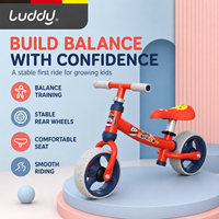 Vélo d'équilibre pour bébé Luddy Wholesale OEM B.Duck, 1,55 kg, léger, jouet à roulettes pour tout-petits, 4 roues, cadeau de premier anniversaire, âge 1-3 ans