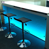 Comptoir de bar moderne sur mesure pour sous-sol et bar à café – Ensemble de meubles de bar