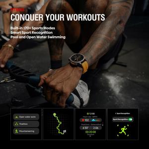 Nuevo Reloj Inteligente Deportivo Zeblaze Stratos 4 con GPS para Exteriores, Pantalla de 1.43 Pulgadas, 5 ATM e IP69K - Product Image 6