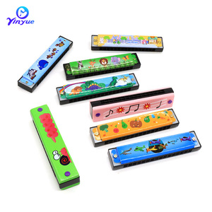Children's Harmonica 10 Hole Metal Sound Holes Painted Finish Portable <b>Musical</b> <b>Instrument</b> For Kindergarten Music Teaching - Product Image 3