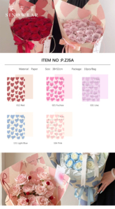 <span class=keywords><strong>2025</strong></span> mới đến ngày Valentine Giấy Gói giấy thân thiện với môi trường bán hoa đề nghị - Product Image 6