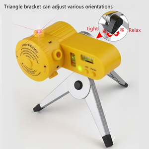 Niveau laser 4-en-1 LV06 <span class=keywords><strong>pour</strong></span> usage domestique, avec trépied rotatif et enfile-câble intégré <span class=keywords><strong>pour</strong></span> une précision accrue - Product Image 2