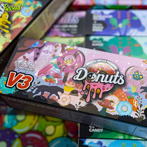 Stock en EE. UU. Venta al por mayor <span class=keywords><strong>de</strong></span> cartuchos vacíos <span class=keywords><strong>de</strong></span> 1g y 2g, cartuchos desechables <span class=keywords><strong>de</strong></span> 1ml, caja <span class=keywords><strong>de</strong></span> papel con cajón a prueba <span class=keywords><strong>de</strong></span> niños, embalaje <span class=keywords><strong>DONUTS</strong></span> SWITCH V3 - Product Image 4