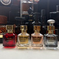 Parfum Arabe pour Femme Oud Ambre Rose Rouge Or 100ml OEM Marque Privée Parfum Longue Durée Homme Épices Cologne