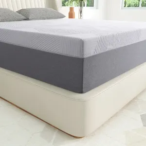 Yüksek kaliteli Euro üst doğal lateks yatak lüks uyku yatak örtüsü sıkıştırılmış yatak ev Villa otel yatak odası mobilyası - Product Image 3