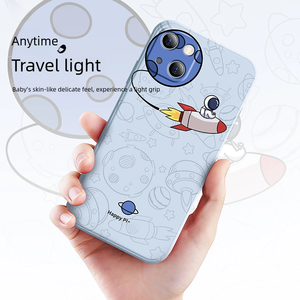 Custodia per telefono con motivo Honatop astronauta per Xiaomi 13 12 11 <span class=keywords><strong>Redmi</strong></span> Pro Note 10 <span class=keywords><strong>10S</strong></span> 9 Pro MAX <span class=keywords><strong>Cover</strong></span> in Silicone per Iphone 15 14 Pro max - Product Image 3