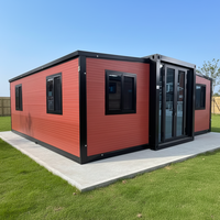TOPPRE Maison conteneur extensible 20Ft 30Ft 40Ft, 1 2 3 4 5 6 chambres, préfabriquée, pliable, Villa conteneur, Australie