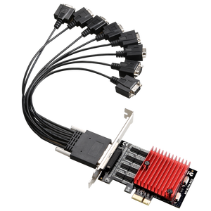 Tarjeta de Expansión Serial <span class=keywords><strong>PCI</strong></span> <span class=keywords><strong>Express</strong></span> de 8 Puertos <span class=keywords><strong>RS232</strong></span>, Tarjeta de Expansión Serial de Alta Velocidad, Otros Accesorios de Computación - Product Image 1
