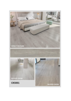Carrelage de sol intérieur Design Revêtement de sol en planches de vinyle résistant à l'usure Click Céramique Revêtement de sol en PVC PVC Spc