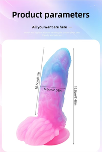 Lichtgevende Phoenix Vormige Fallus Dildo Zacht Vlees Diervormig Magisch Draak Seksspeeltje - Product Image 4