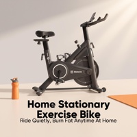 Vélo de spinning Maketec avec frein à friction et moniteur cardiaque, vélo d'exercice professionnel pour la maison, l'appartement et le studio de fitness