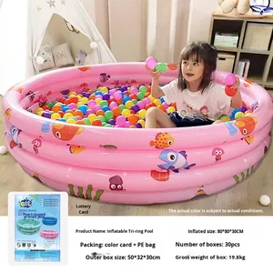 Piscina de Pelotas Redonda Inflable de PVC Ecológica para Niños, Bebés y Recién Nacidos, Juguete Acuático para Jugar en Casa o al Aire Libre - Product Image 4