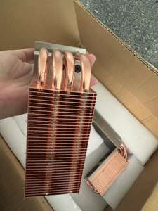 Dissipatore di Calore in Rame e Alluminio per Inverter ad Alta Potenza Personalizzato con Ventole a Flusso Assiale Garanzia di <span class=keywords><strong>3</strong></span> Anni Montaggio su PCB - Product Image 3