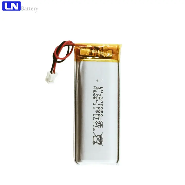 ETL-UL1642 UN38.3 batteria ai polimeri di litio WERCS LN102050 1000mAh 3.7v batteria ai polimeri di litio