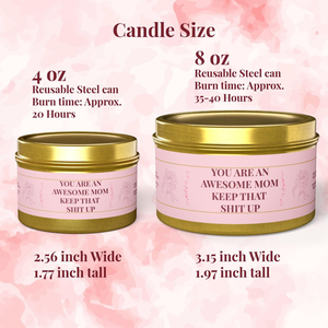 เทียนหอม LANJO แบบกำหนดเอง ขนาด 4 ออนซ์ 8 ออนซ์ ในกระป๋องดีบุก 3 สี กลิ่นหอมแบบสปิริตชวล ขนาดมินิ หรูหรา ทำจากขี้ผึ้งถั่วเหลือง สำหรับเป็นของขวัญให้คุณแม่ - Product Image 3