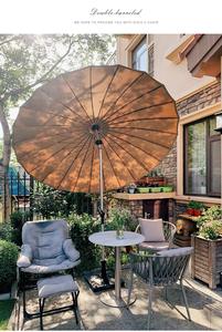 <span class=keywords><strong>Parasol</strong></span> de jardín <span class=keywords><strong>grande</strong></span> y moderno, paraguas de poste de hierro impermeable para exteriores, barato, para restaurante, Hotel, parque, Patio, <span class=keywords><strong>terraza</strong></span>, uso - Product Image 5