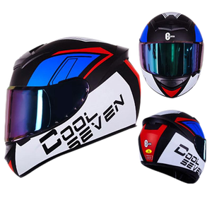 Nuevo casco <span class=keywords><strong>de</strong></span> motocicleta con certificación DOT <span class=keywords><strong>de</strong></span> seguridad, casco <span class=keywords><strong>de</strong></span> <span class=keywords><strong>moto</strong></span> <span class=keywords><strong>de</strong></span> cara completa con visera colorida HD doble, Casco <span class=keywords><strong>de</strong></span> Motocross - Product Image 3
