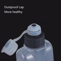 Sac banane de sport portable 400 ml en PP écologique avec poche plate pour bouteille d'eau, idéal pour la course et la gym