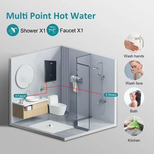 Douche électrique intelligente avec contrôle WiFi Geyser <span class=keywords><strong>Chauffe</strong></span>-<span class=keywords><strong>eau</strong></span> électrique sans réservoir multi-points <span class=keywords><strong>Chauffe</strong></span>-<span class=keywords><strong>eau</strong></span> électrique <span class=keywords><strong>instantané</strong></span> - Product Image 2
