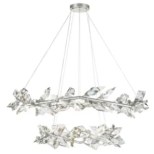 High-end Customized Tree Branch Chandelier Handmade Shaped Crystal