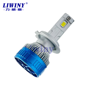 Liwiny vendita diretta della fabbrica 7000 lumen faro allo xeno led h4 h7 h11 9005 9006 h1 tre colori ha condotto la luce lampadine recensione - Product Image 1