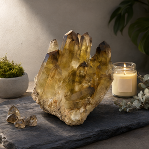 Grappe de citrine fumée : Harnesser l'éclat et l'énergie de mise à terre - Product Image 3