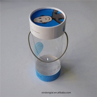Personnalisé En Plastique Tube Rond boîte de Jouet D'emballage Et D'emballage de Cylindre En Plastique