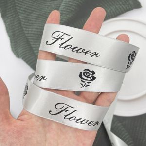 Nastri in Raso/Grosgrain Personalizzati da 1 Pollice con Stampa in Lamina d'Oro per Confezioni - Product Image 4
