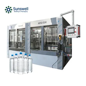 Sunswell XGF serisi tam otomatik Mineral saf su durulama doldurma kapaklama makinesi