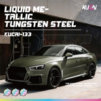 Film de changement de couleur à prix d'usine, vinyle automobile liquide métallique tungstène anti-rayures, sans bulles d'air